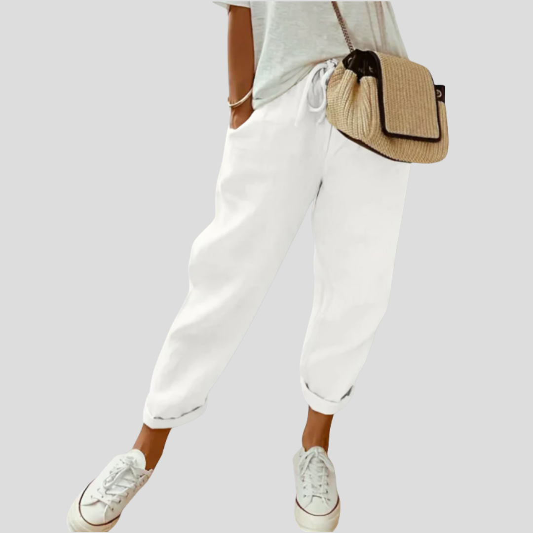 Bibi – Pantaloni in Lino Casual e alla Moda