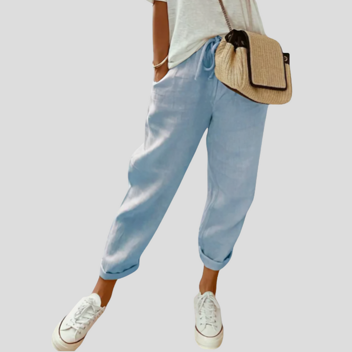 Bibi – Pantaloni in Lino Casual e alla Moda