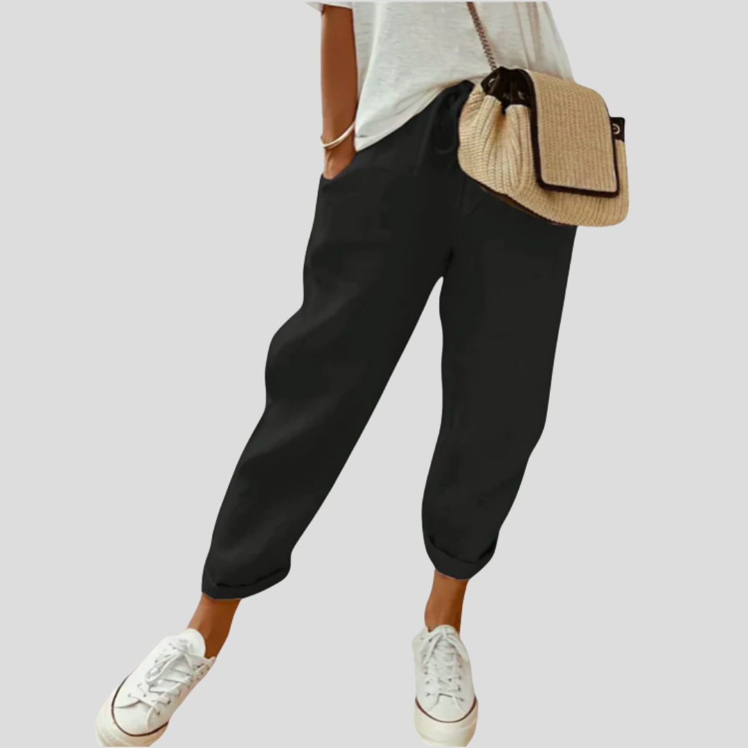 Bibi – Pantaloni in Lino Casual e alla Moda