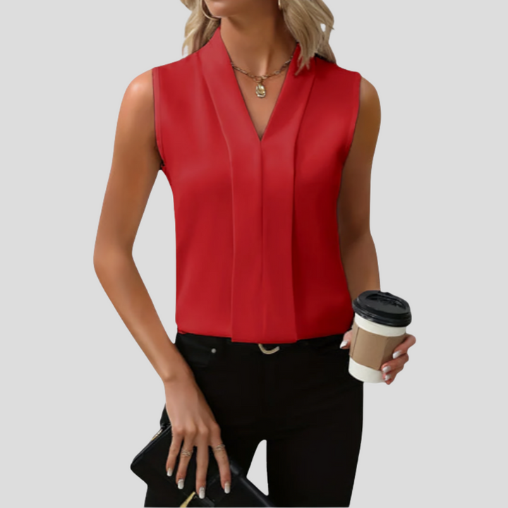 Olivia – Top Senza Maniche Elegante