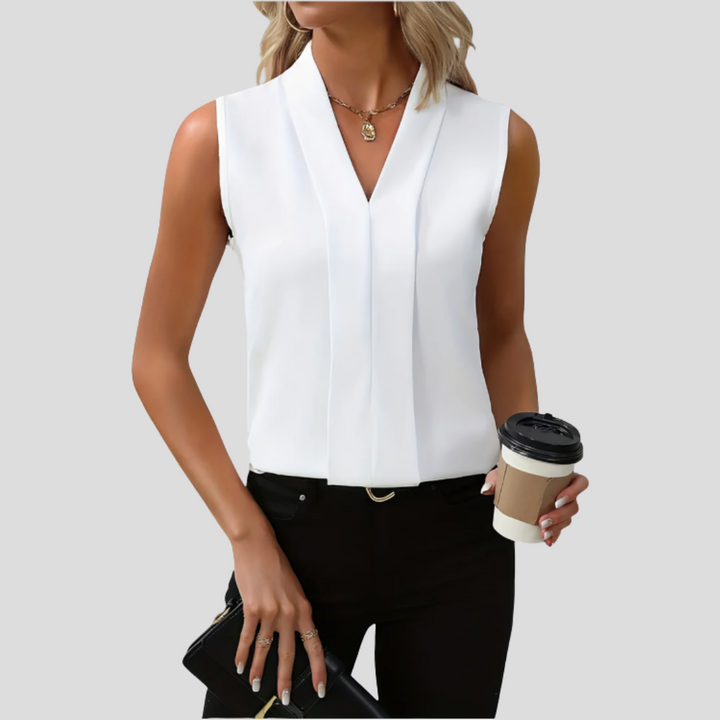 Olivia – Top Senza Maniche Elegante